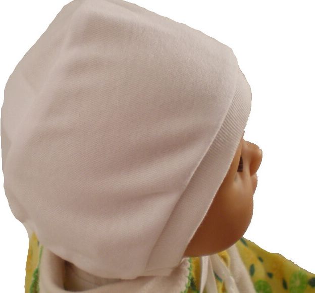Kojenecká čepička Dětský svět bílá velikost 0 - obrázek 1