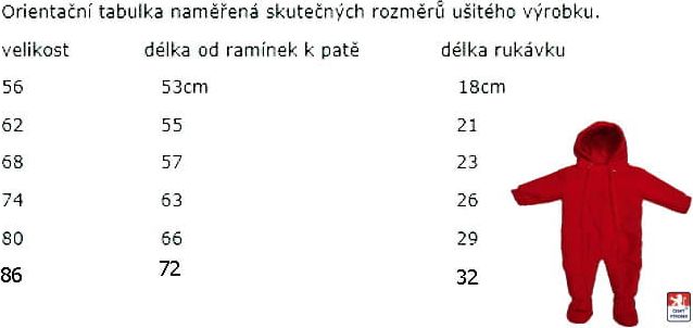 Zimní kojenecká kombinéza Dětský svět fleece žlutá velikost 56 - obrázek 3