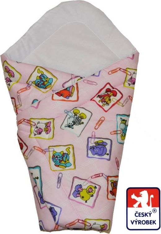 Dětská rychlozavinovačka růžové sponky, Dětský svět 90x90 - obrázek 1