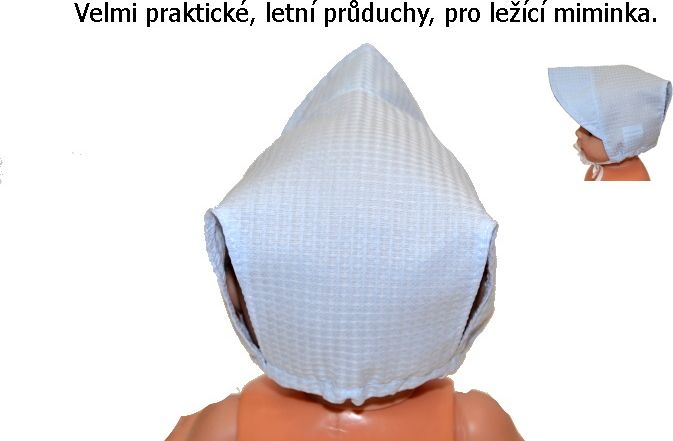 Kojenecká letní čepička Dětský svět karkulka béžová s medvídkem - obrázek 2