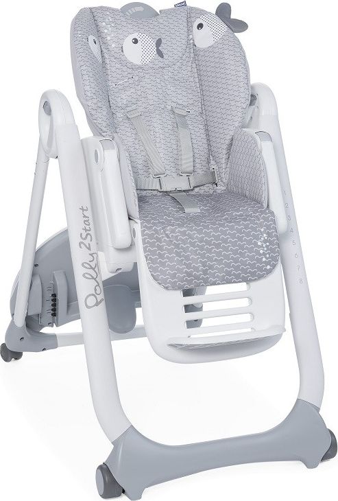 CHICCO Židlička jídelní Polly2Start - Dots - obrázek 2
