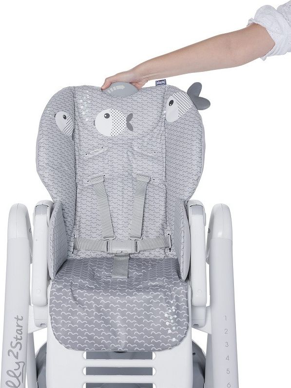 CHICCO Židlička jídelní Polly2Start - Dots - obrázek 6