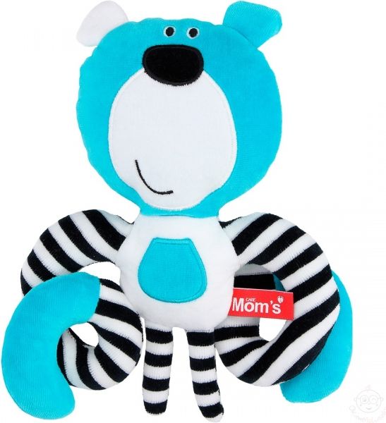 Hencz Toys Roztomilá edukační hračka Méďa spirálka - tyrkysová - obrázek 1