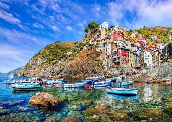 ENJOY Puzzle Riomaggiore, Cinque Terre, Itálie 1000 dílků - obrázek 1