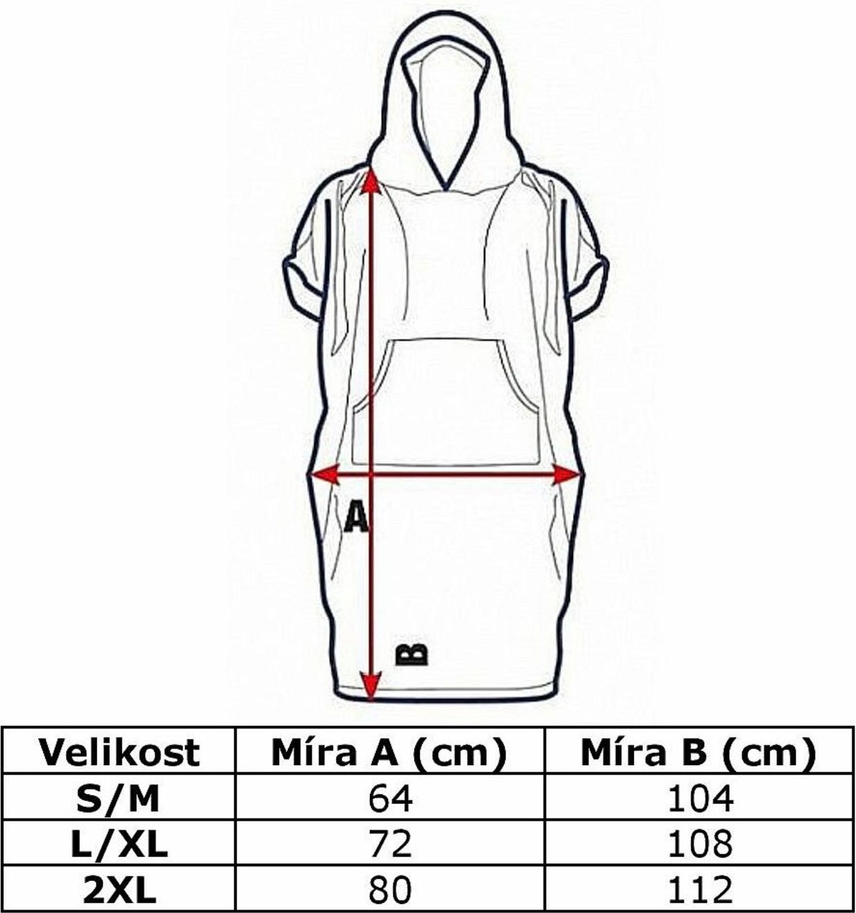Pončo AGAMA Poncho Extra Dry L-XL - modré - obrázek 2