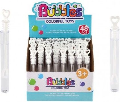 Bublifuk mini 5 ml bílý svatební 10,5cm
