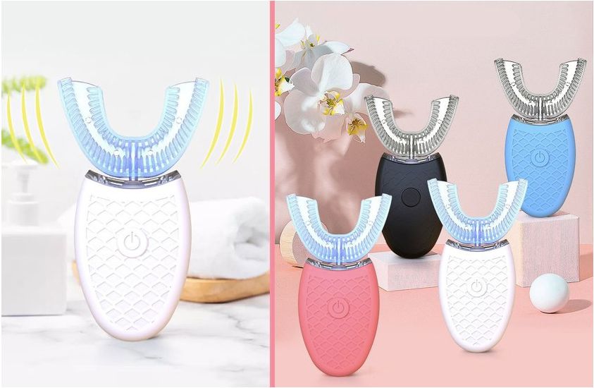 Dudlu Automatický zubní kartáček Smart whitening - modrý - obrázek 3