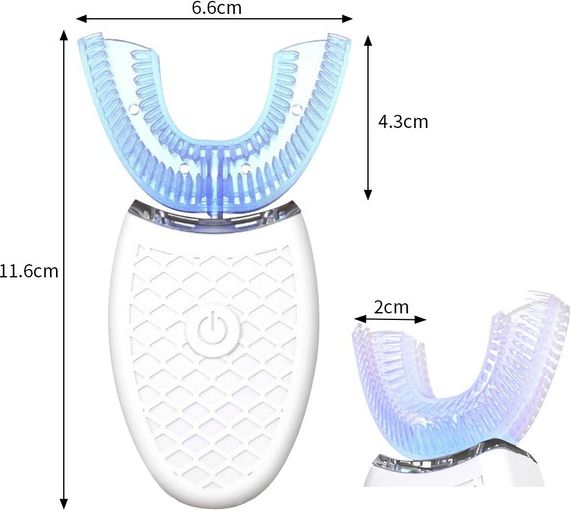 Dudlu Automatický zubní kartáček Smart whitening - modrý - obrázek 8