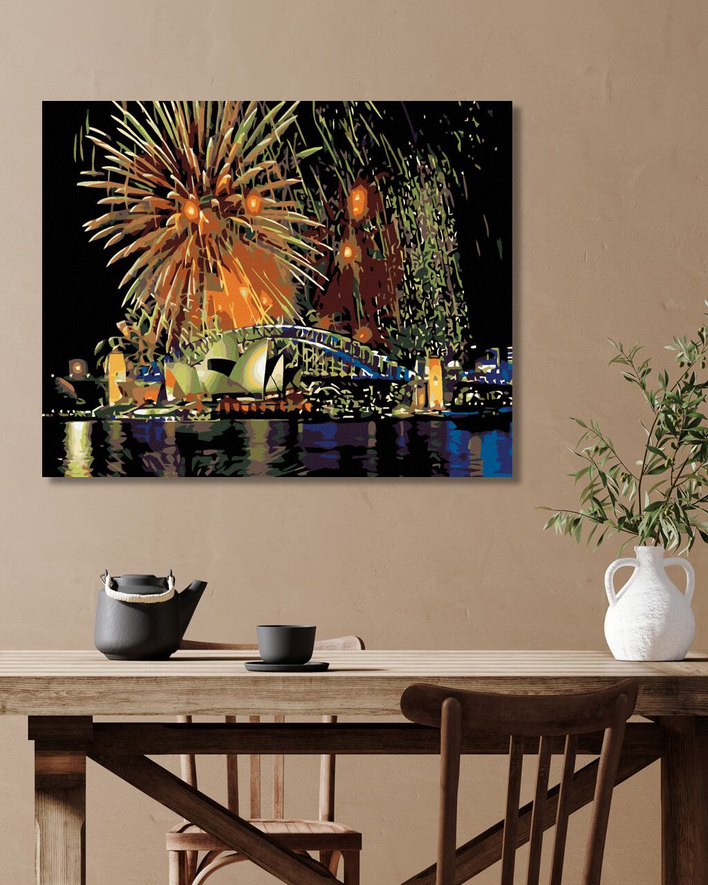 zuty Malování podle čísel - SYDNEY - Rozměr: 40x50 cm, Rámování: Varianta: bez rámu a bez vypnutí plátna - obrázek 7