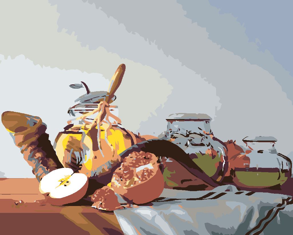 zuty Malování podle čísel - ZÁTIŠÍ - Rozměr: 40x50 cm, Rámování: Varianta: bez rámu a bez vypnutí plátna - obrázek 13