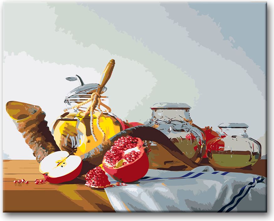 zuty Malování podle čísel - ZÁTIŠÍ - Rozměr: 40x50 cm, Rámování: Varianta: vypnuté plátno na rám - obrázek 3