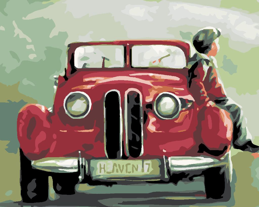 zuty Malování podle čísel - CHLAPEC SEDÍ NA BLATNÍKU - Rozměr: 40x50 cm, Rámování: Varianta: vypnuté plátno na rám - obrázek 7