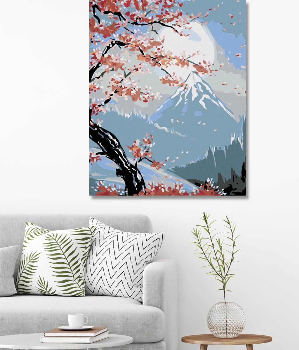 zuty Malování podle čísel - JARO V HORÁCH - Rozměr: 40x50 cm, Rámování: Varianta: bez rámu a bez vypnutí plátna - obrázek 3
