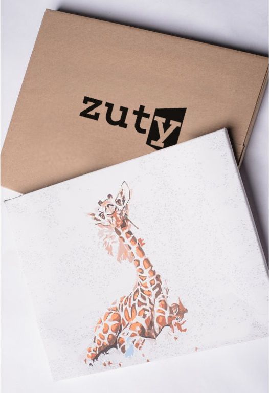 zuty Malování podle čísel - ČERNOBÍLÝ OŘÍŠEK - Rozměr: 40x50 cm, Rámování: Varianta: bez rámu a bez vypnutí plátna - obrázek 14