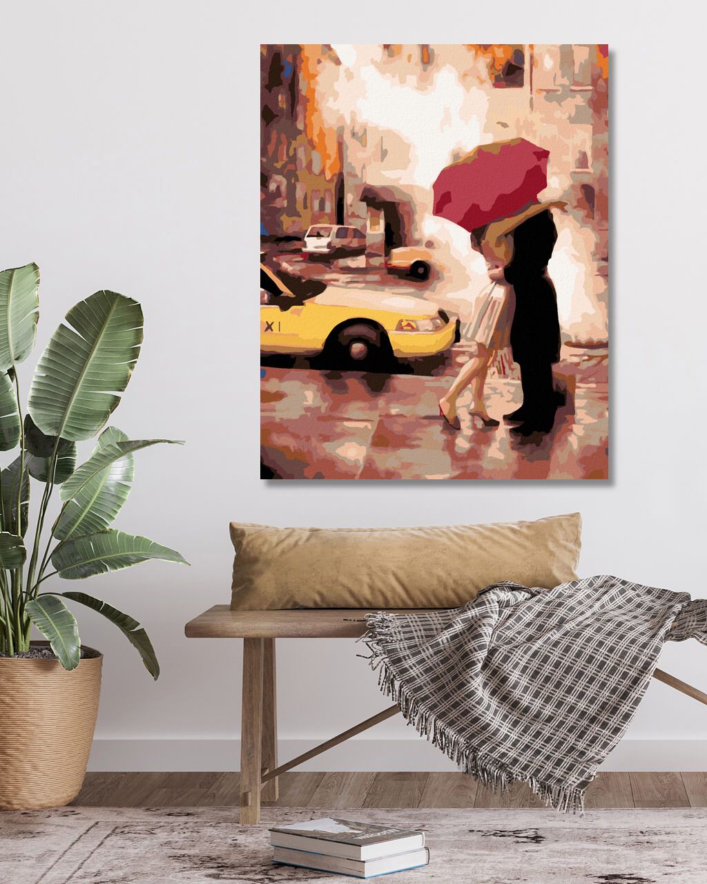 zuty Malování podle čísel - ROMANTICKÉ SETKÁNÍ - Rozměr: 40x50 cm, Rámování: Varianta: vypnuté plátno na rám - obrázek 5