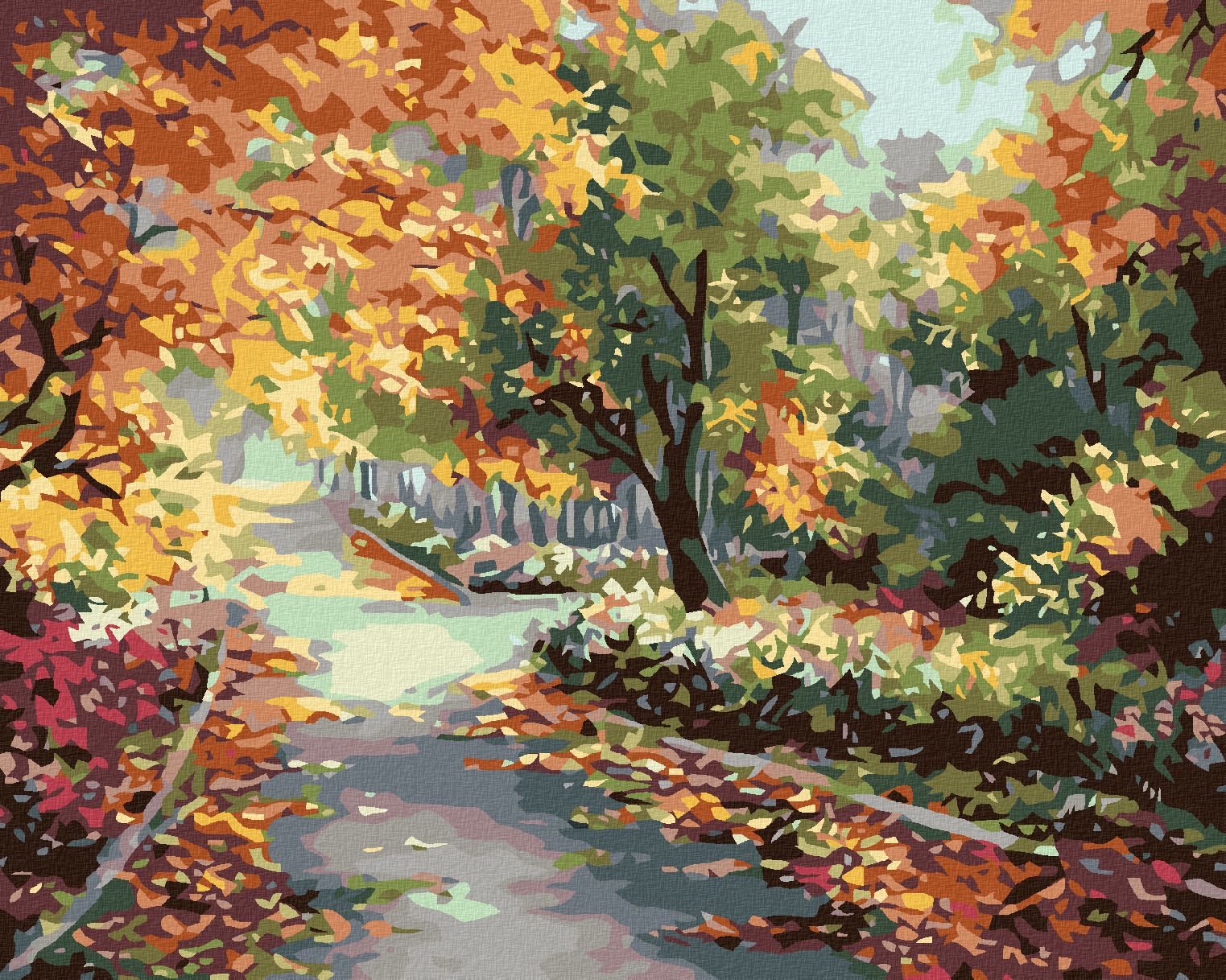 zuty Malování podle čísel - KVĚTINOVÁ ZAHRADA - Rozměr: 40x50 cm, Rámování: Varianta: vypnuté plátno na rám - obrázek 1