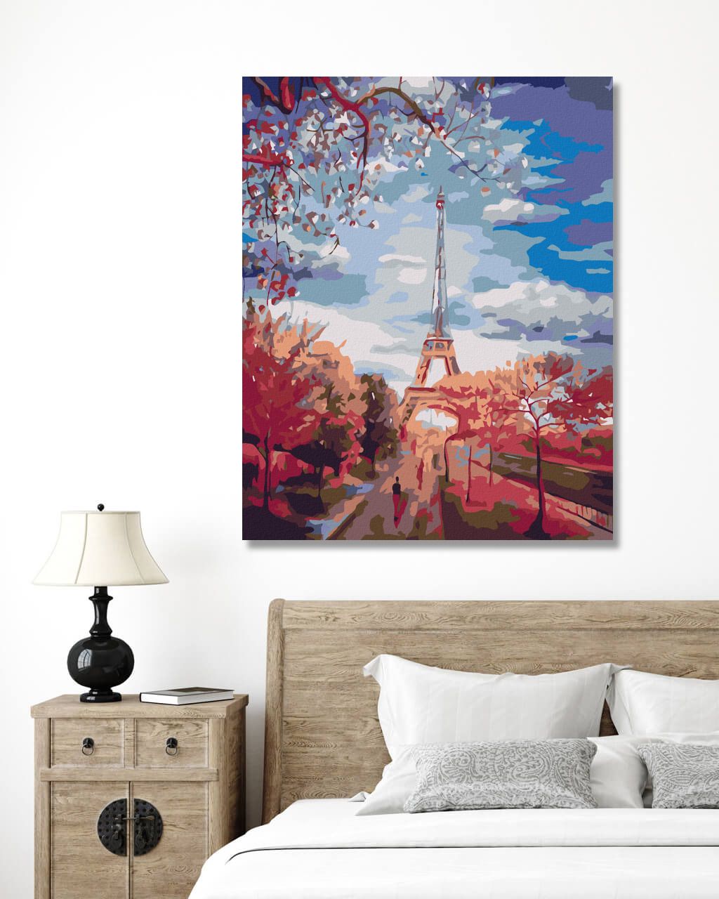 zuty Malování podle čísel - STROMOVÁ ALEJ K EIFFELOVCE - Rozměr: 40x50 cm, Rámování: Varianta: bez rámu a bez vypnutí plátna - obrázek 8