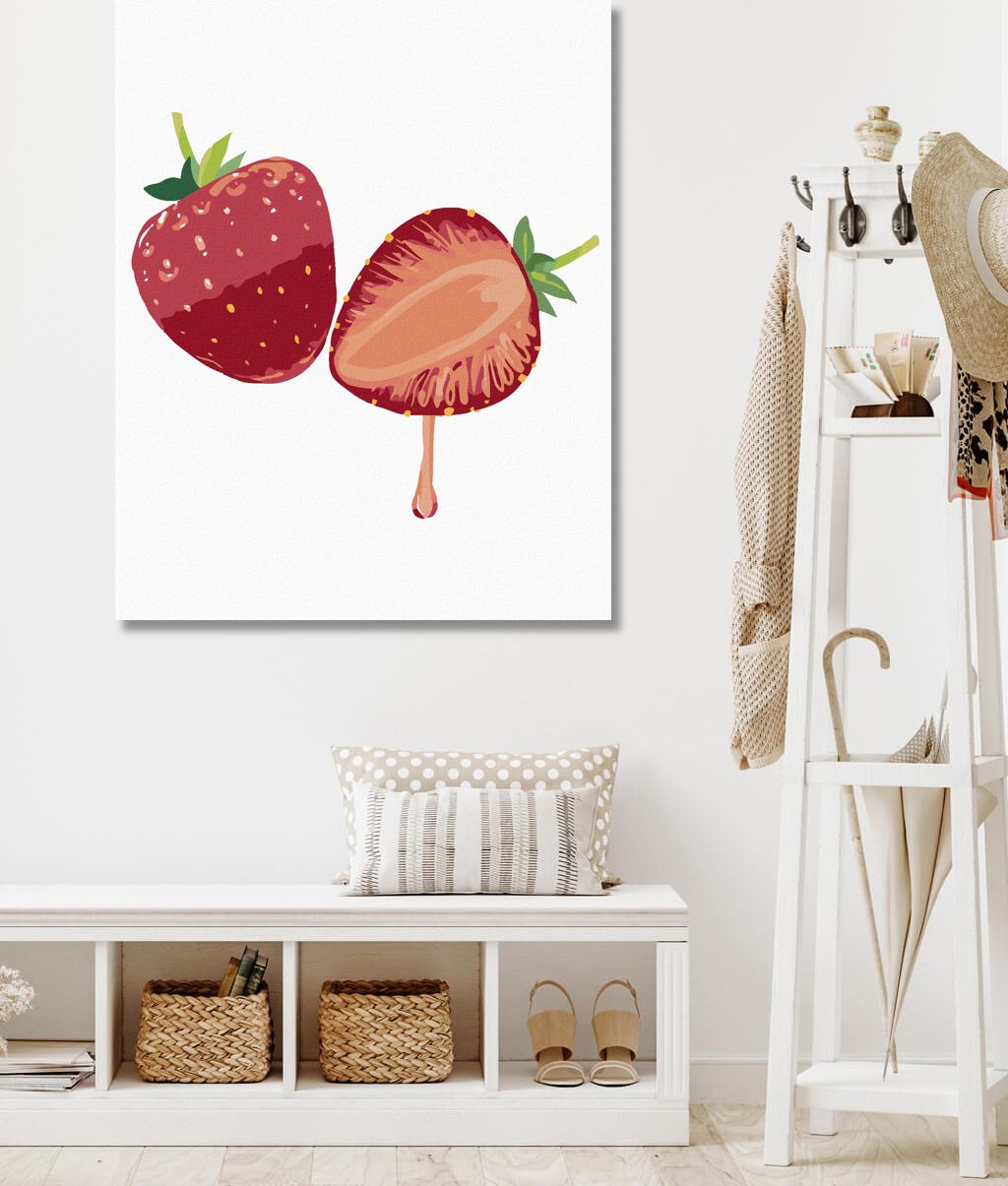 zuty Malování podle čísel - JAHODY - Rozměr: 40x50 cm, Rámování: Varianta: vypnuté plátno na rám - obrázek 11