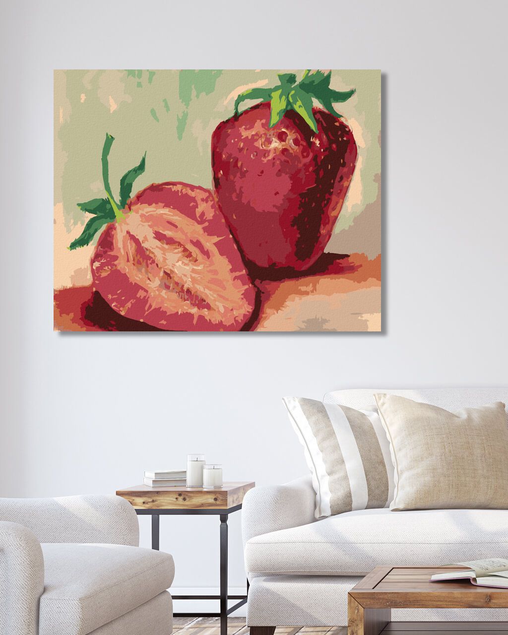 zuty Malování podle čísel - JAHODY - Rozměr: 40x50 cm, Rámování: Varianta: vypnuté plátno na rám - obrázek 15