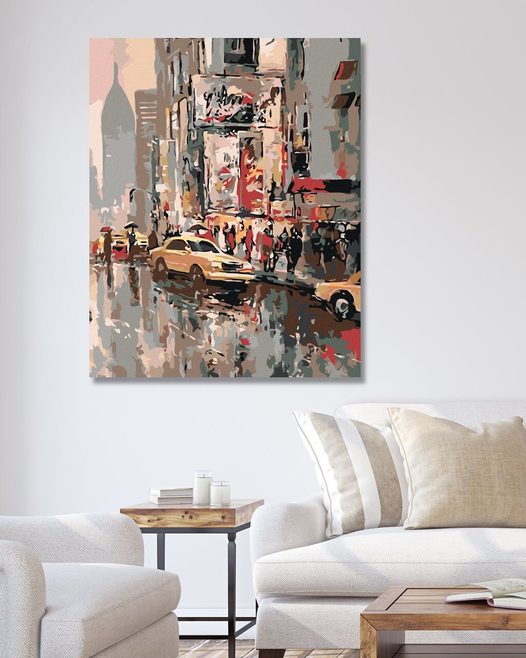 zuty Malování podle čísel - AMERICKÉ TAXI - Rozměr: 40x50 cm, Rámování: Varianta: vypnuté plátno na rám - obrázek 9