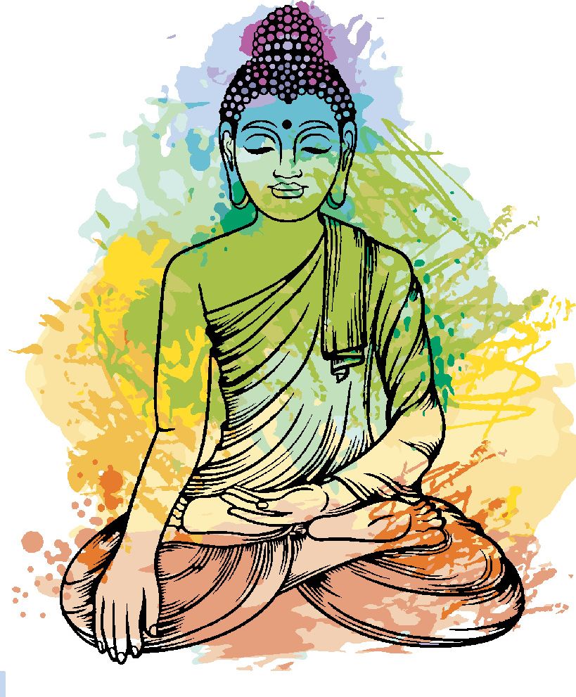 zuty Malování podle čísel - BAREVNÝ BUDDHA - Rozměr: 40x50 cm, Rámování: Varianta: vypnuté plátno na rám - obrázek 19