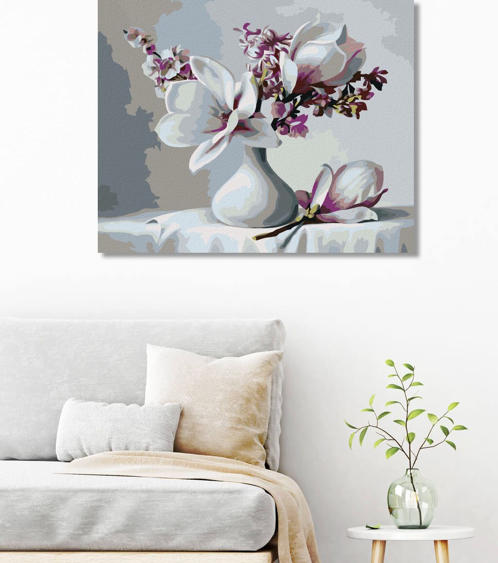 zuty Malování podle čísel - MAGNÓLIE - Rozměr: 40x50 cm, Rámování: Varianta: bez rámu a bez vypnutí plátna - obrázek 7