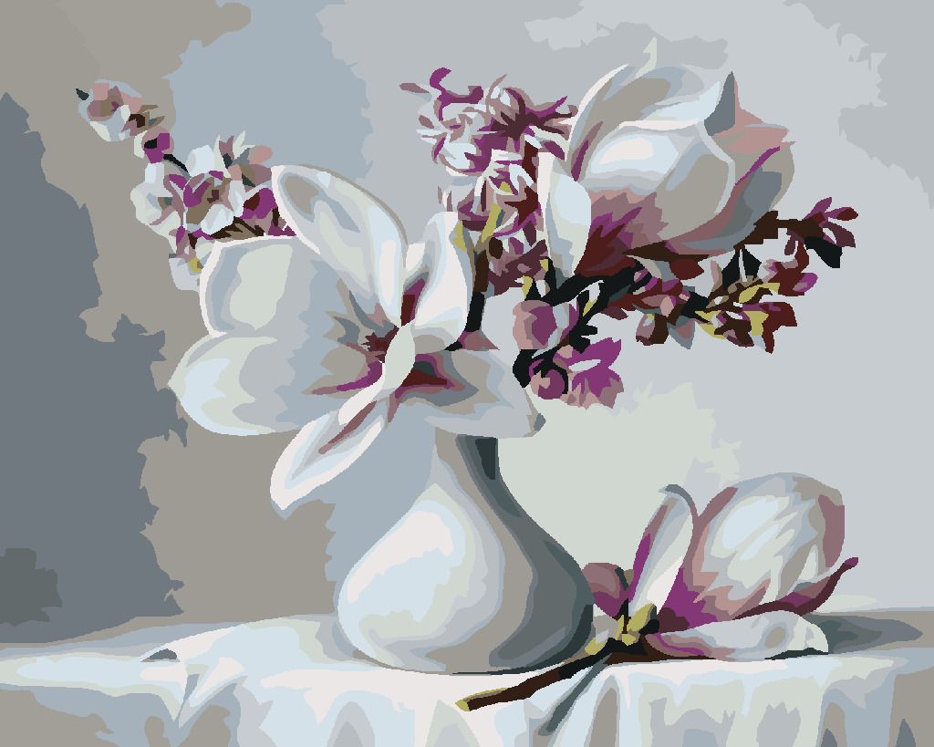 zuty Malování podle čísel - MAGNÓLIE - Rozměr: 40x50 cm, Rámování: Varianta: bez rámu a bez vypnutí plátna - obrázek 17