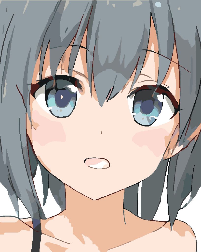 zuty Malování podle čísel - ANIME GIRL PORTRÉT - Rozměr: 40x50 cm, Rámování: Varianta: bez rámu a bez vypnutí plátna - obrázek 9