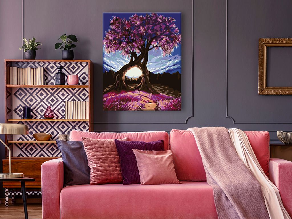 zuty Malování podle čísel - ROMANTICKÉ STROMY - Rozměr: 40x50 cm, Rámování: Varianta: bez rámu a bez vypnutí plátna - obrázek 8