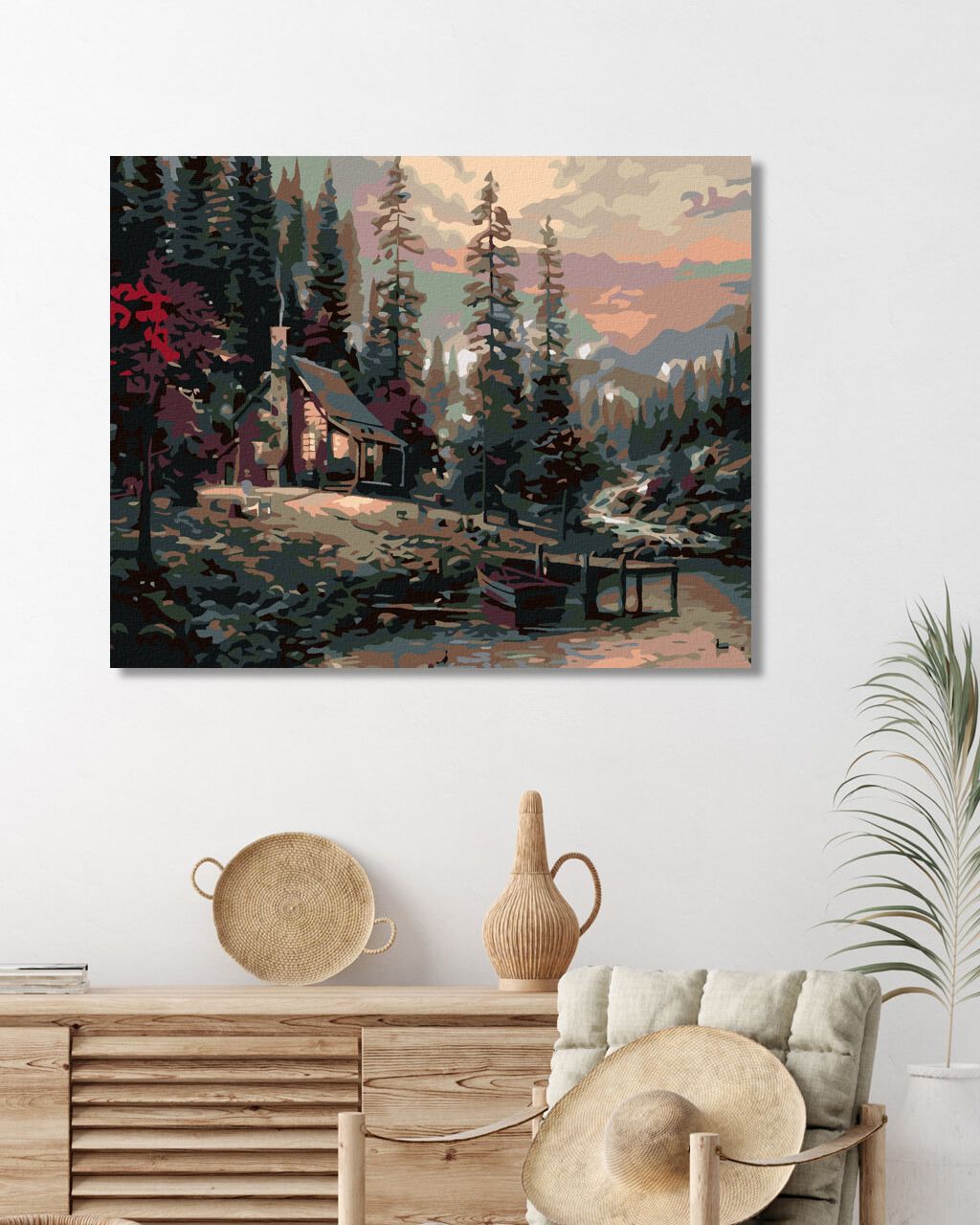 zuty Malování podle čísel - SRUB - Rozměr: 40x50 cm, Rámování: Varianta: vypnuté plátno na rám - obrázek 10
