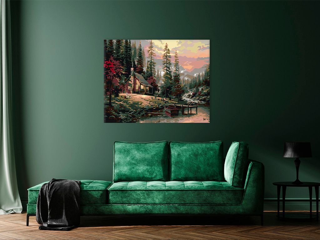 zuty Malování podle čísel - SRUB - Rozměr: 40x50 cm, Rámování: Varianta: vypnuté plátno na rám - obrázek 17
