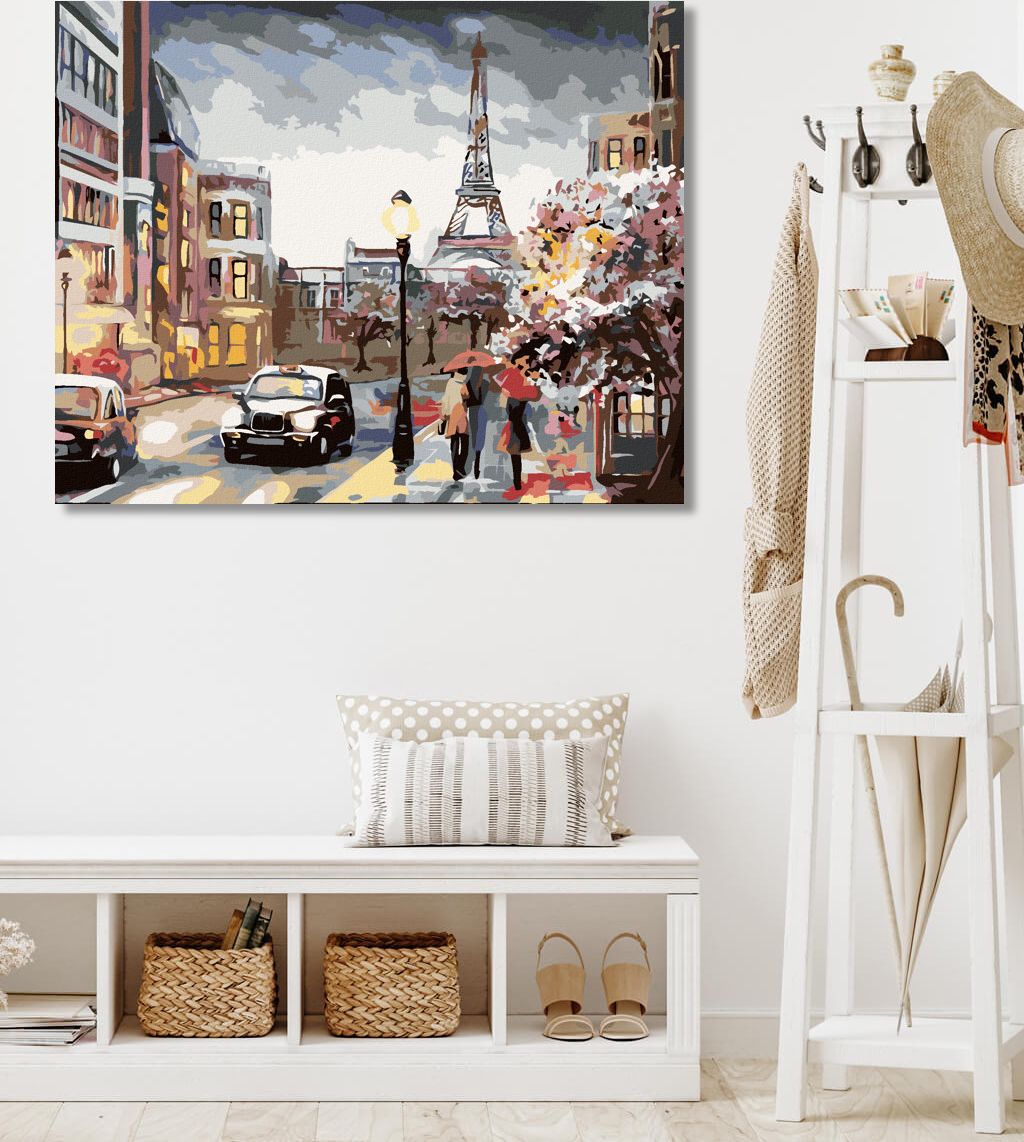 zuty Malování podle čísel - PAŘÍŽ A LIDÉ NA ULICI - Rozměr: 40x50 cm, Rámování: Varianta: bez rámu a bez vypnutí plátna - obrázek 8