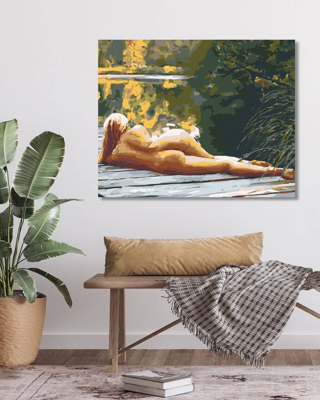 zuty Malování podle čísel - NA MOLU - Rozměr: 40x50 cm, Rámování: Varianta: bez rámu a bez vypnutí plátna - obrázek 7