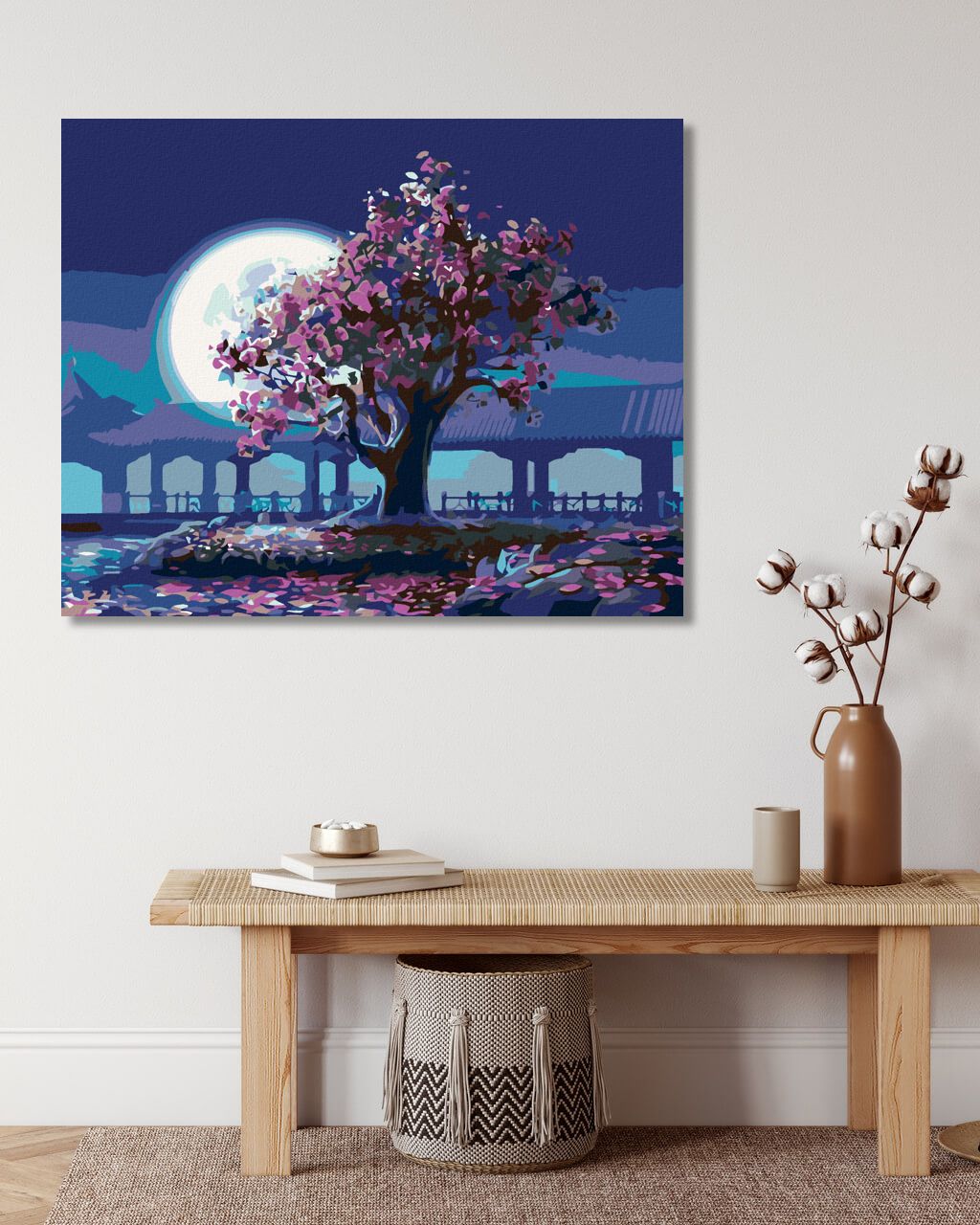 zuty Malování podle čísel - ÚPLNĚK - Rozměr: 40x50 cm, Rámování: Varianta: vypnuté plátno na rám - obrázek 3