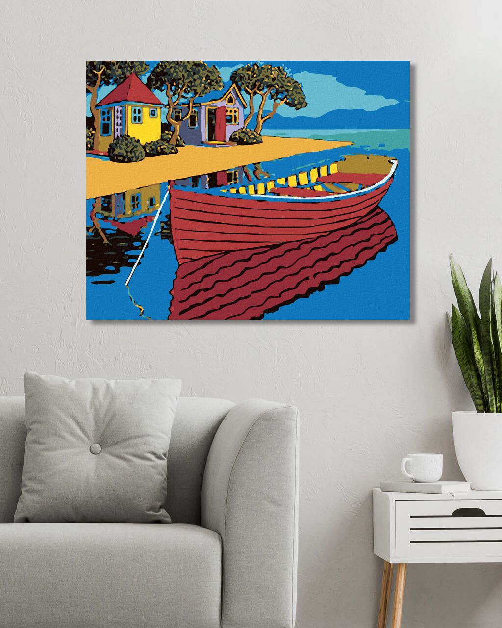 zuty Malování podle čísel - PRAMICE - Rozměr: 40x50 cm, Rámování: Varianta: bez rámu a bez vypnutí plátna - obrázek 10