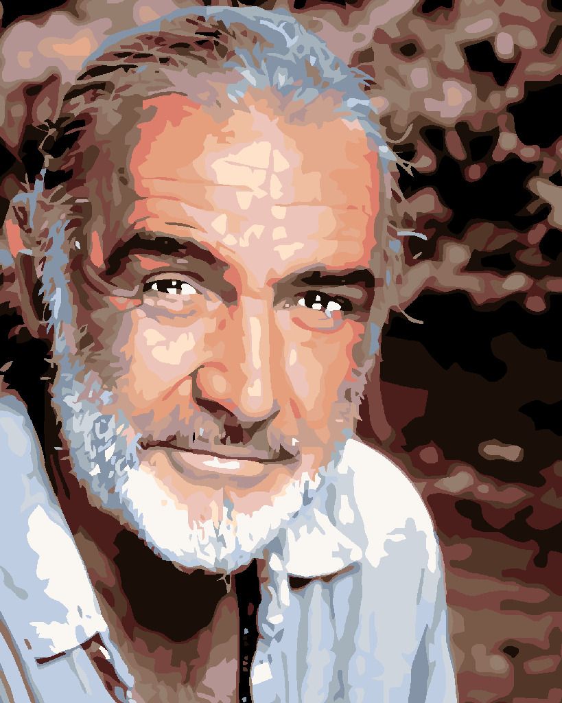 zuty Malování podle čísel - SEAN CONNERY - Rozměr: 40x50 cm, Rámování: Varianta: vypnuté plátno na rám - obrázek 2