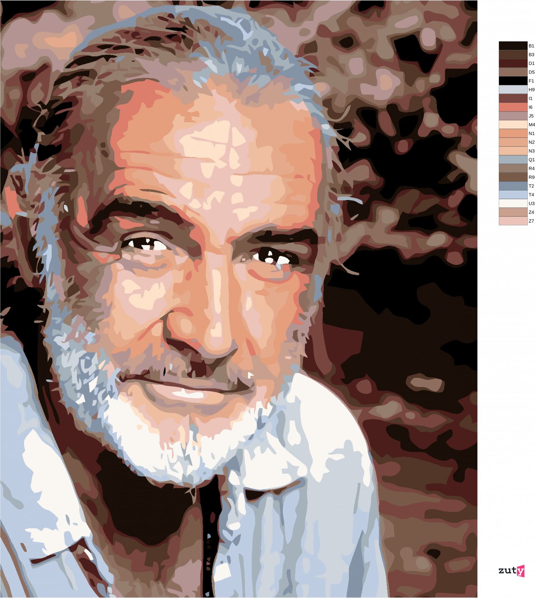 zuty Malování podle čísel - SEAN CONNERY - Rozměr: 40x50 cm, Rámování: Varianta: vypnuté plátno na rám - obrázek 6