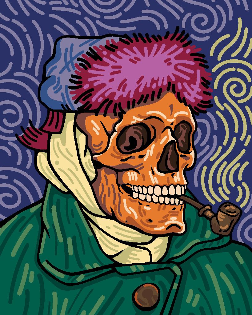 zuty Malování podle čísel - VINCENT VAN GOGH LEBKA - Rozměr: 40x50 cm, Rámování: Varianta: vypnuté plátno na rám - obrázek 3
