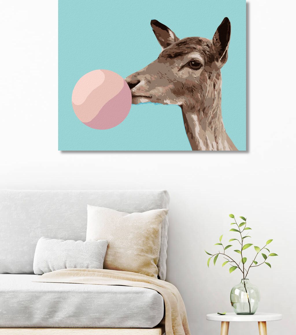 zuty Malování podle čísel - SRNA A BUBLINA - Rozměr: 40x50 cm, Rámování: Varianta: bez rámu a bez vypnutí plátna - obrázek 10