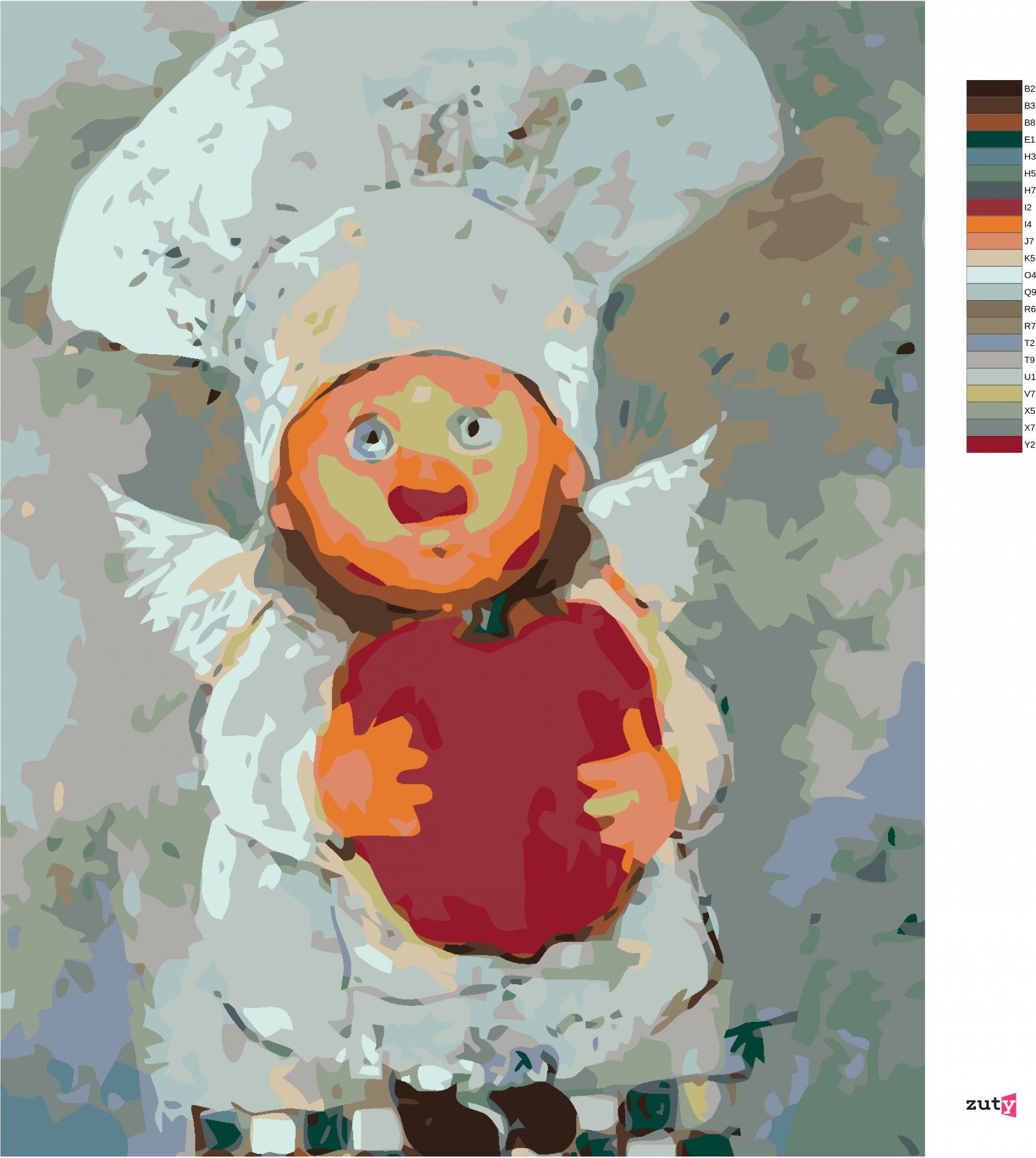 zuty Malování podle čísel - KUCHAŘ S DÝNÍ - Rozměr: 40x50 cm, Rámování: Varianta: vypnuté plátno na rám - obrázek 6