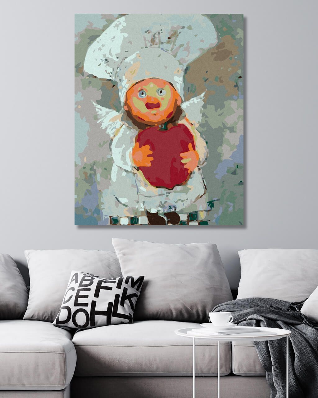 zuty Malování podle čísel - KUCHAŘ S DÝNÍ - Rozměr: 40x50 cm, Rámování: Varianta: vypnuté plátno na rám - obrázek 8