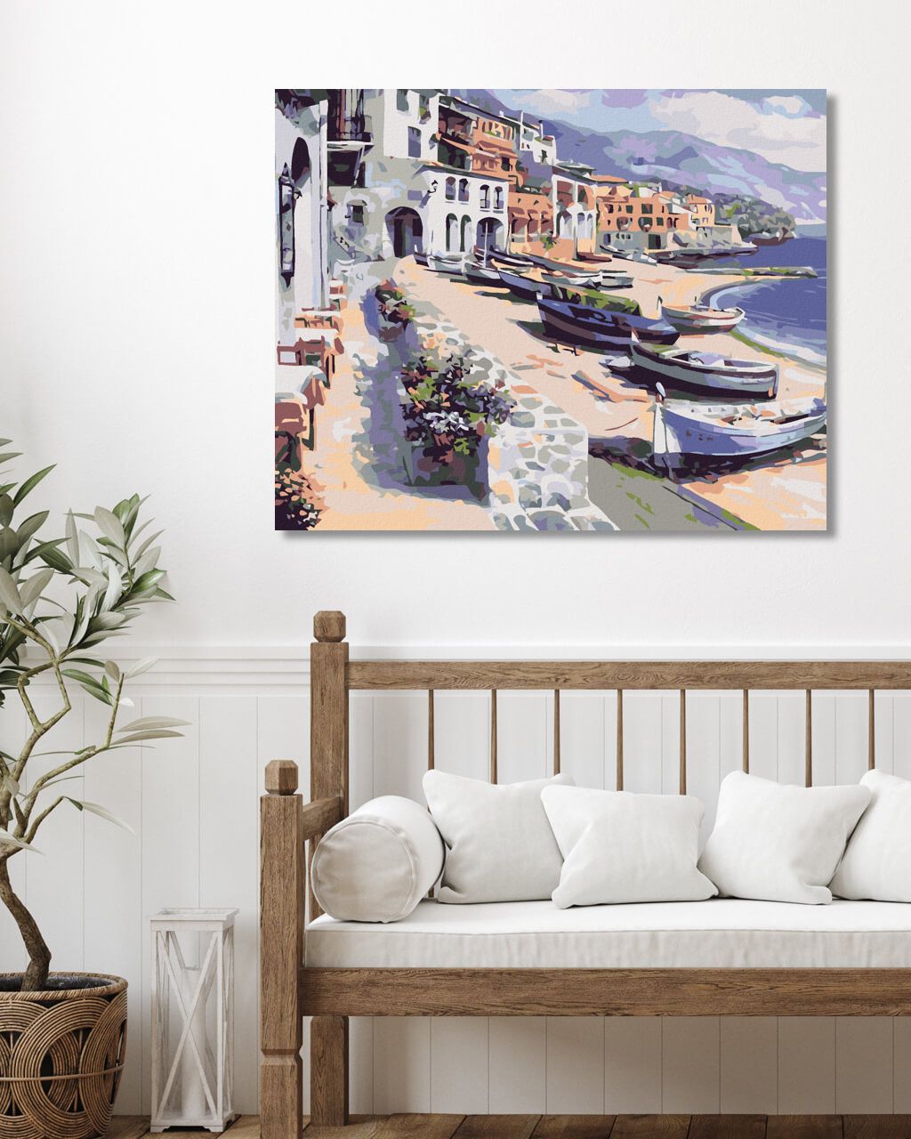 zuty Malování podle čísel - ODLIV - Rozměr: 40x50 cm, Rámování: Varianta: vypnuté plátno na rám - obrázek 7