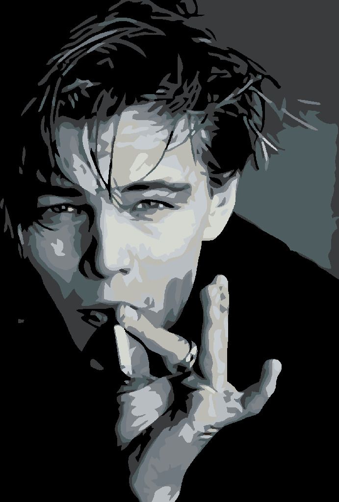 zuty Malování podle čísel - LEONARDO DICAPRIO S CIGARETOU - Rozměr: 40x50 cm, Rámování: Varianta: vypnuté plátno na rám - obrázek 6