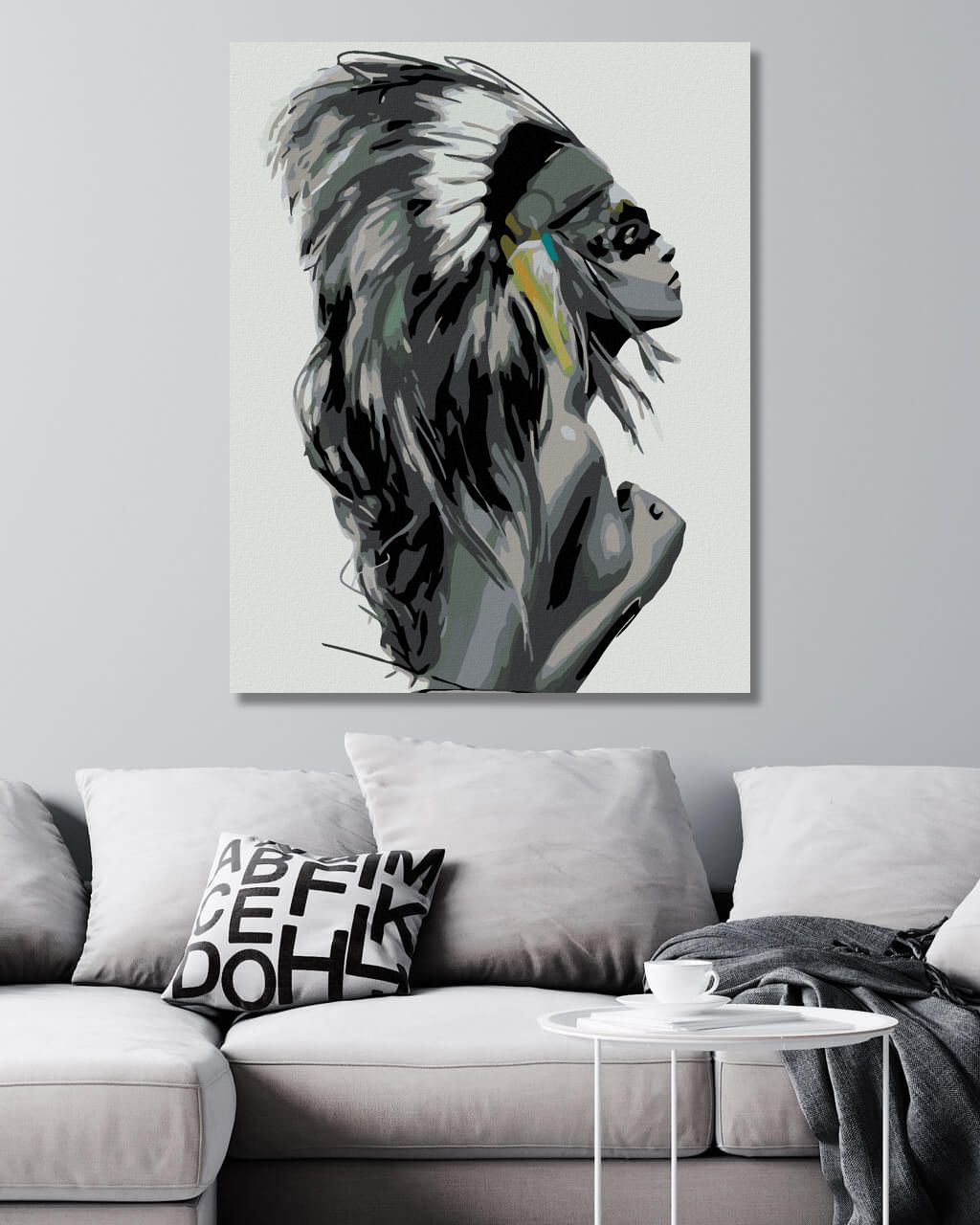 zuty Malování podle čísel - ŽENA NÁČELNICE - Rozměr: 40x50 cm, Rámování: Varianta: bez rámu a bez vypnutí plátna - obrázek 10