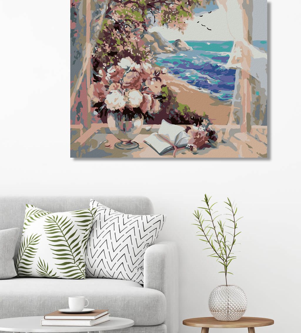 zuty Malování podle čísel - ROZEČTENÁ KNIHA - Rozměr: 40x50 cm, Rámování: Varianta: vypnuté plátno na rám - obrázek 4