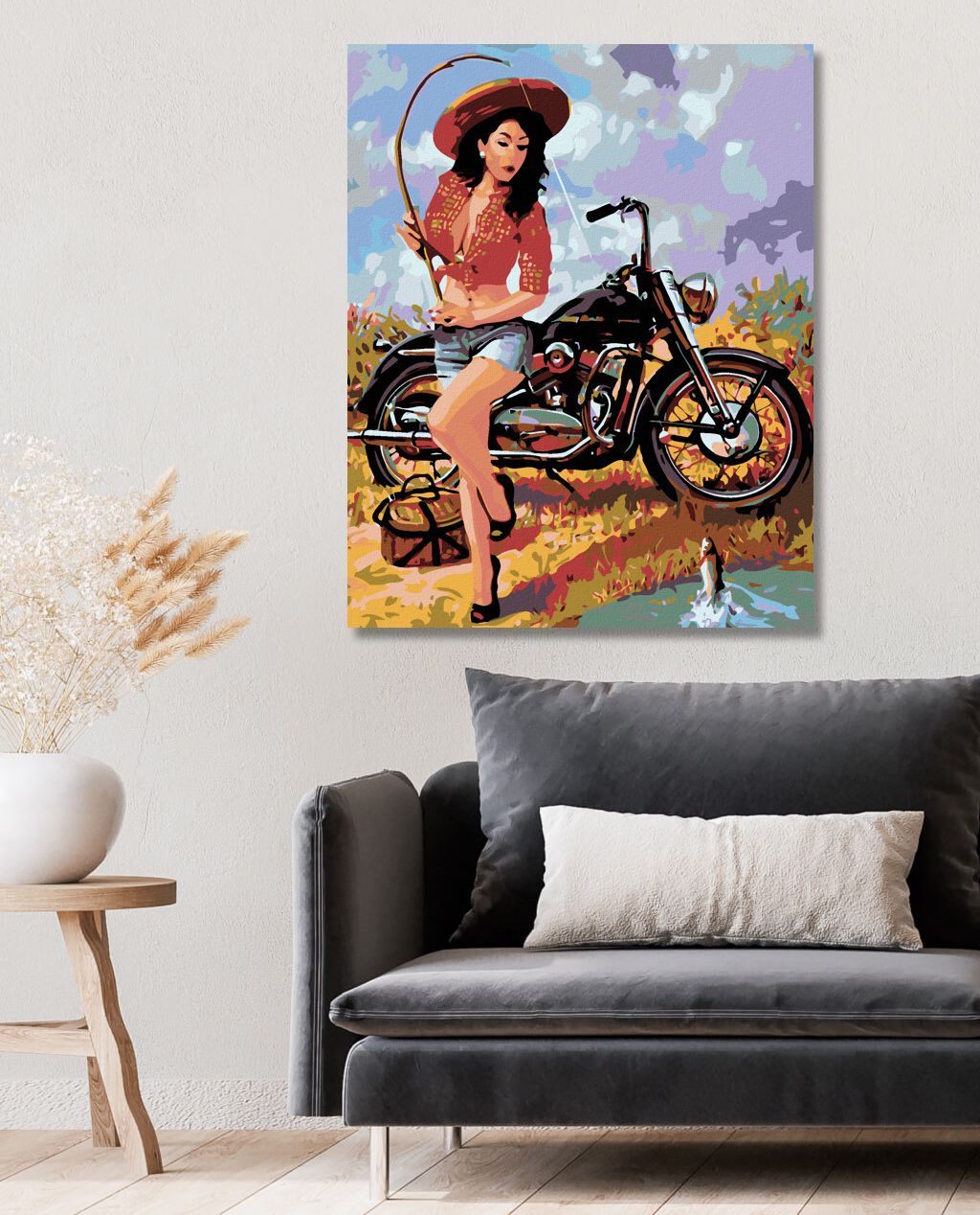 zuty Malování podle čísel - RYBÁŘKA S MOTORKOU - Rozměr: 40x50 cm, Rámování: Varianta: bez rámu a bez vypnutí plátna - obrázek 9