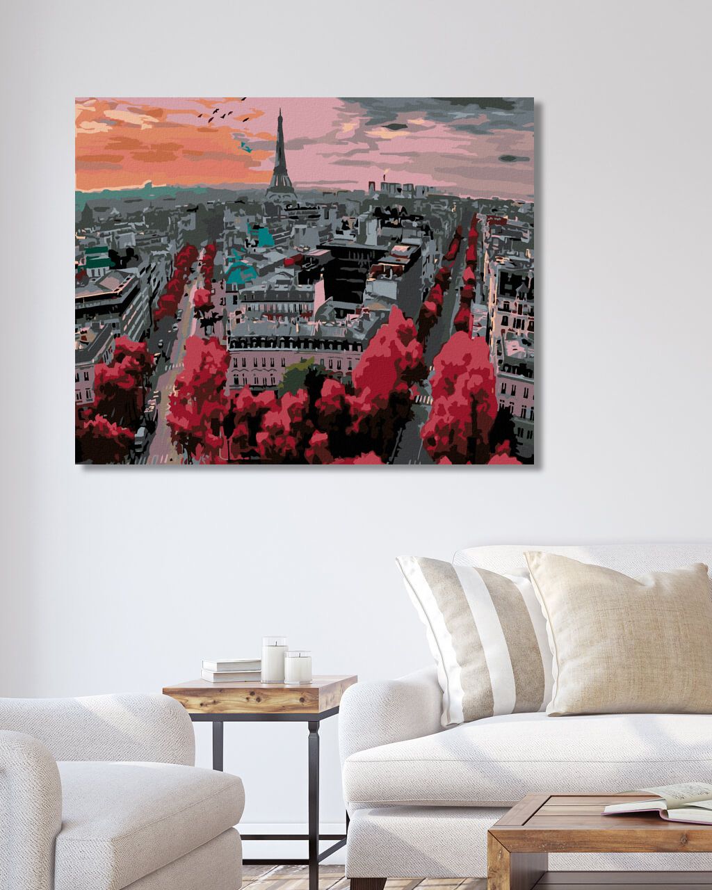 zuty Malování podle čísel - PAŘÍŽ - Rozměr: 40x50 cm, Rámování: Varianta: vypnuté plátno na rám - obrázek 3