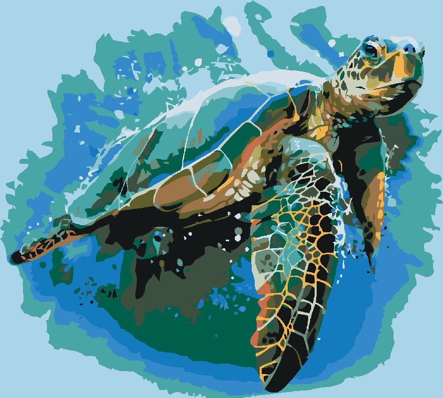 zuty Malování podle čísel - KARETA OBROVSKÁ - Rozměr: 40x50 cm, Rámování: Varianta: vypnuté plátno na rám - obrázek 8