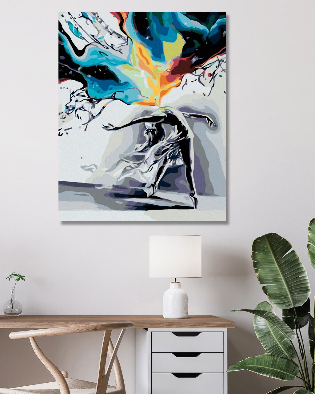 zuty Malování podle čísel - TANEC V BOUŘI - Rozměr: 40x50 cm, Rámování: Varianta: bez rámu a bez vypnutí plátna - obrázek 7