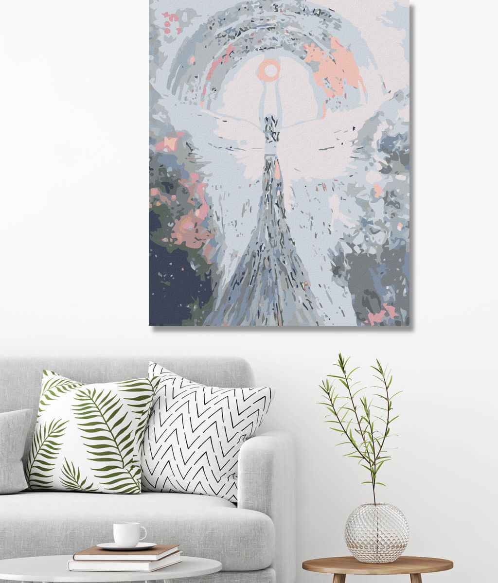 zuty Malování podle čísel - ANDĚLÉ OD LENKY - PEACE ANGEL - Rozměr: 40x50 cm, Rámování: Varianta: bez rámu a bez vypnutí plátna - obrázek 11